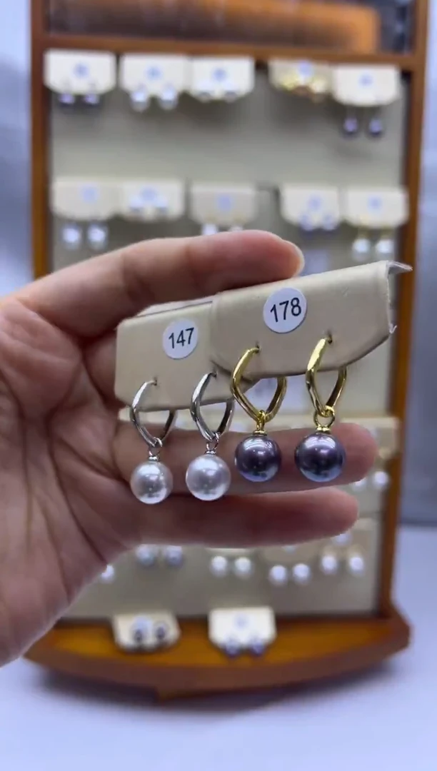 未镶嵌耳饰淡水珍珠143+178
