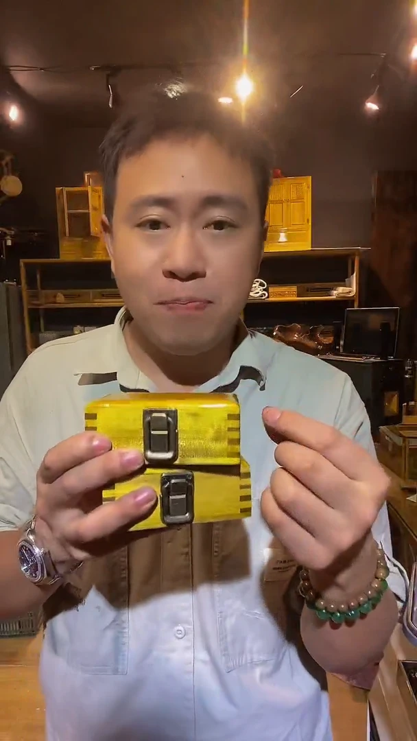 木金丝楠木制品厚款烟盒一个11.5*7*4.5