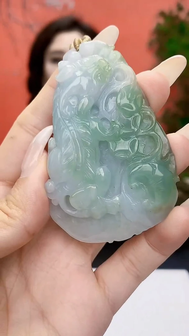 未镶嵌定制翡翠4829ty-毛货挂件84