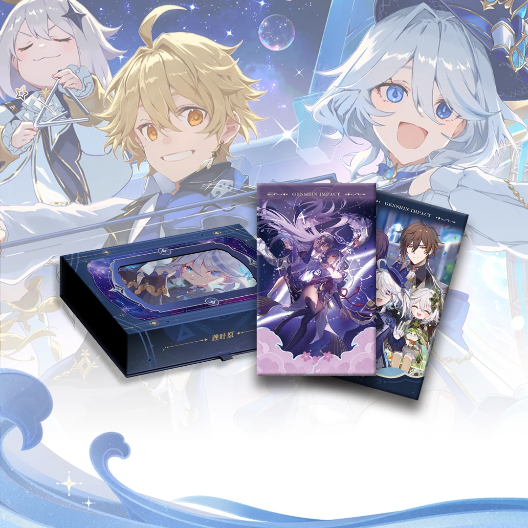 【拆包】秋叶原 三川游艺原神同人国创第一弹收藏色纸盲盒