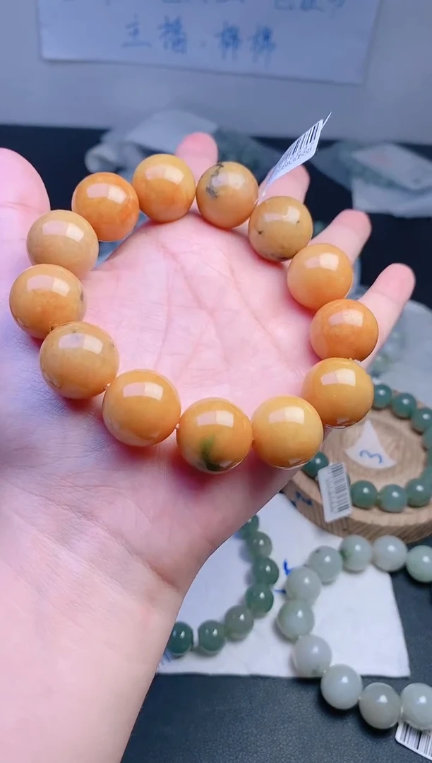 未镶嵌定制翡翠漠*珠串
