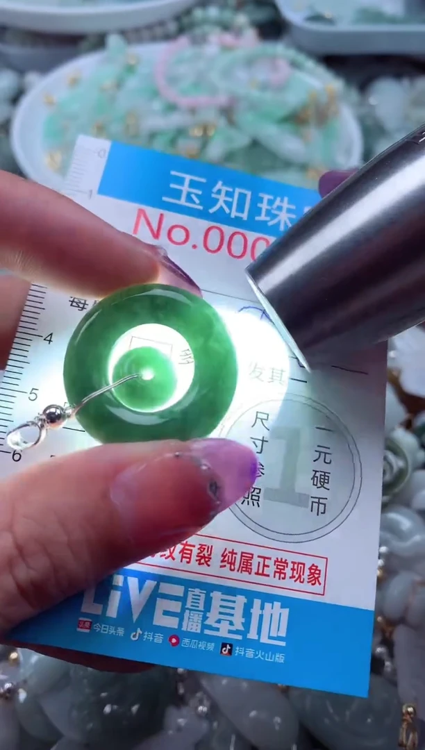 翡翠未镶嵌吊坠(不含链)622