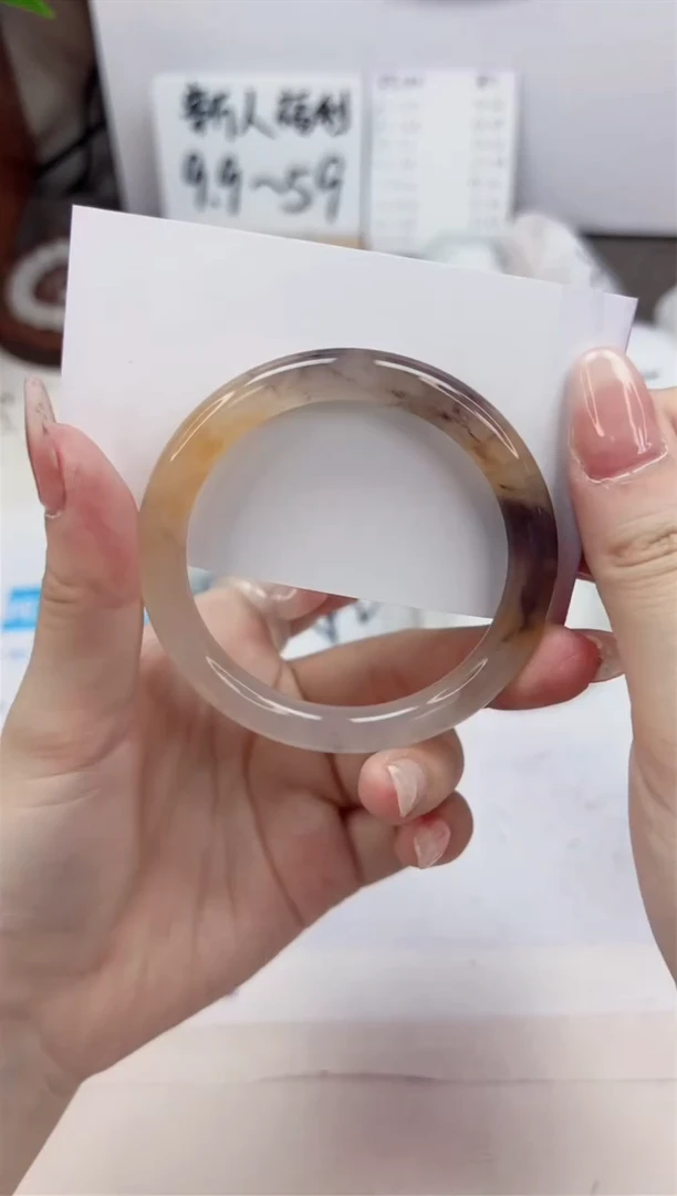 石英质玉手镯未镶嵌292-紫罗兰-圈口53