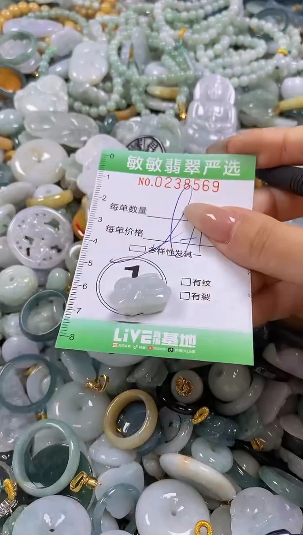 翡翠未镶嵌颈饰闪购0238569多样性发其一