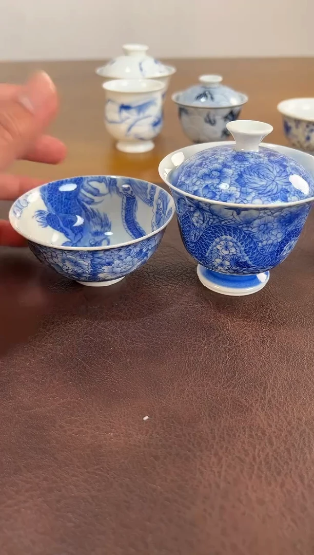 照夜白青花万花龙套组