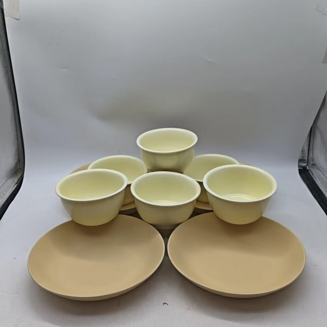 6552 四盘六碗（碗口径11，高5.5，盘口径19.5，高3.5）陶瓷餐具C480F