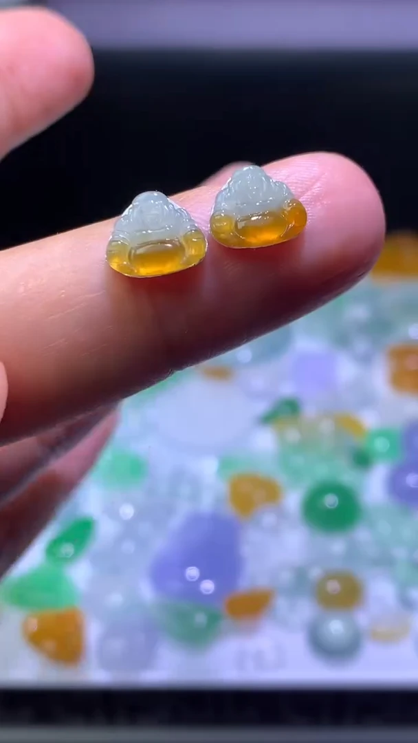 未镶嵌定制翡翠毛货