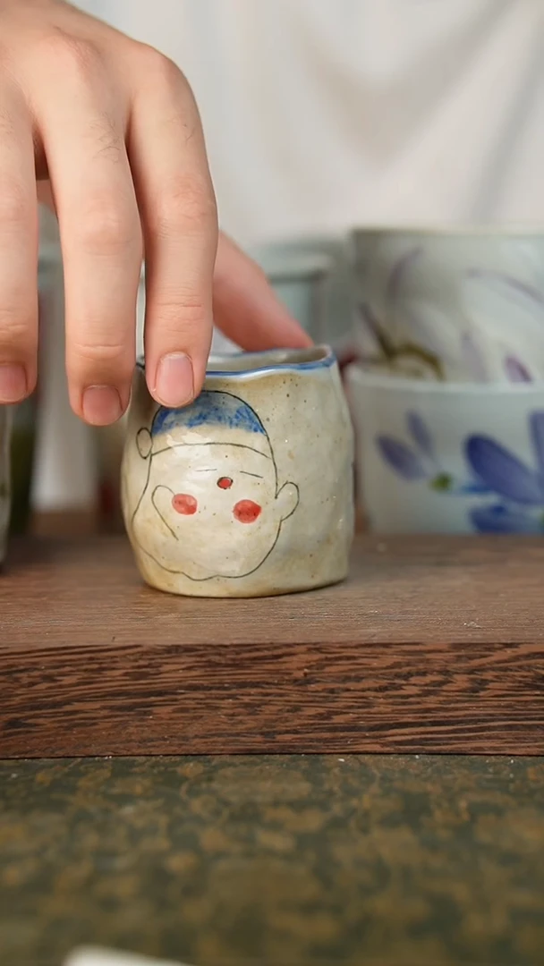 摆件泥垚手作 景德镇手工手绘器物