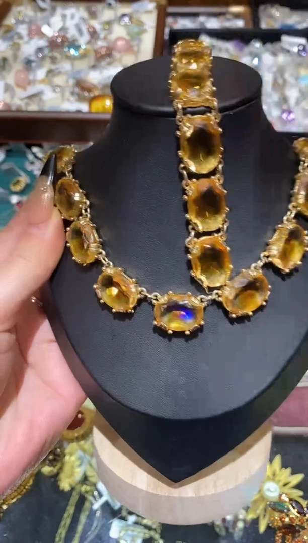 纯铜合金琉璃楚楚中古珠宝甄选不退换