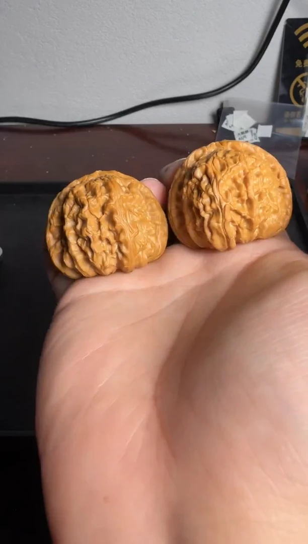 吊坠文玩核桃42尺全品球白