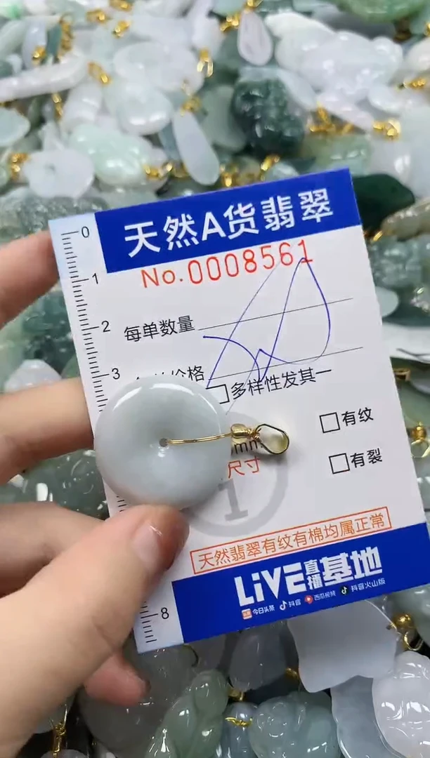 颈饰未镶嵌翡翠天然A货翡翠