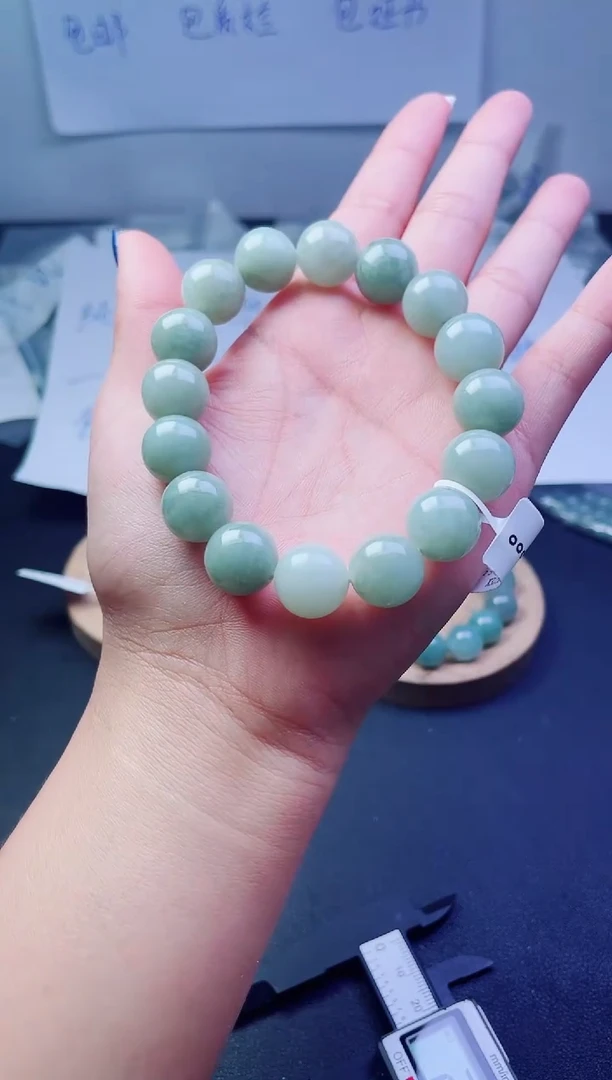 未镶嵌定制翡翠珠串