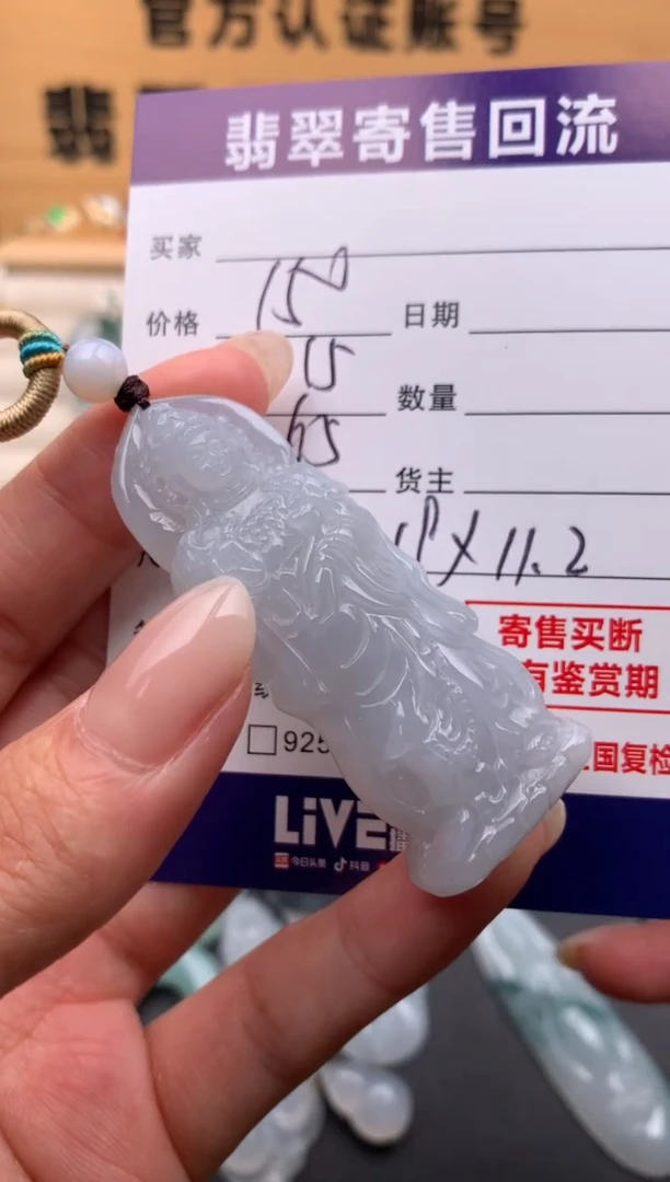 翡翠未镶嵌颈饰10133838