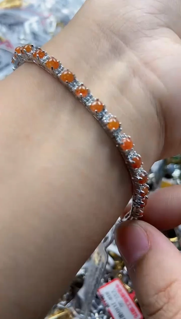 银S925镶嵌戒指翡翠999999   9