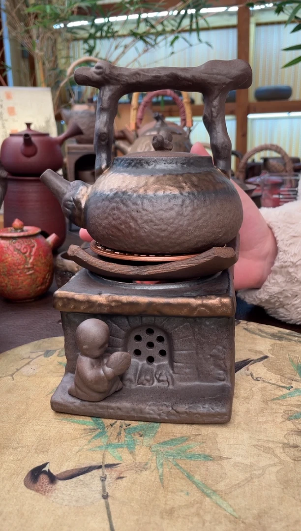 【闪购商品】瓷片瓷野粗陶茶具