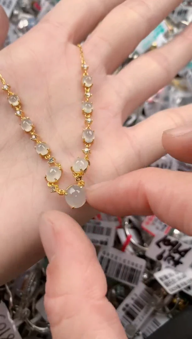 银S925镶嵌戒指翡翠333           9