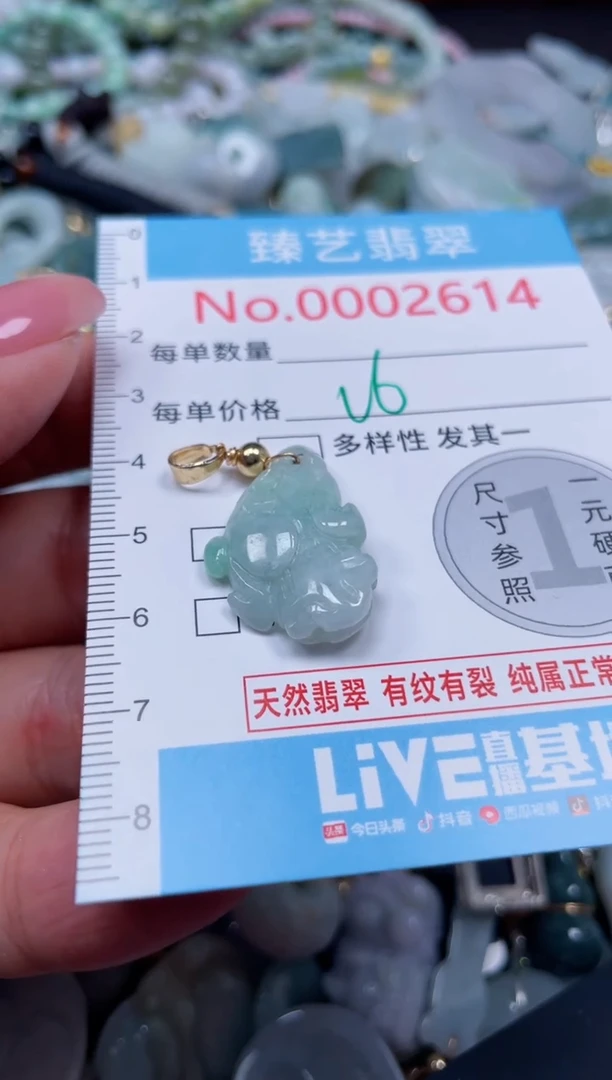 颈饰未镶嵌翡翠2614