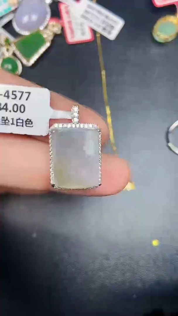 银S925镶嵌戒指翡翠1270