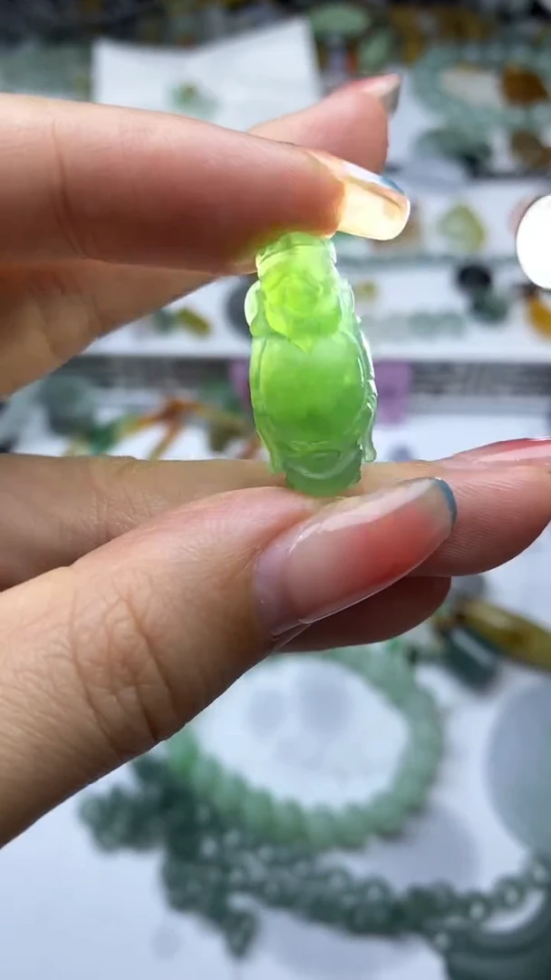 未镶嵌定制翡翠毛货定制不退不换