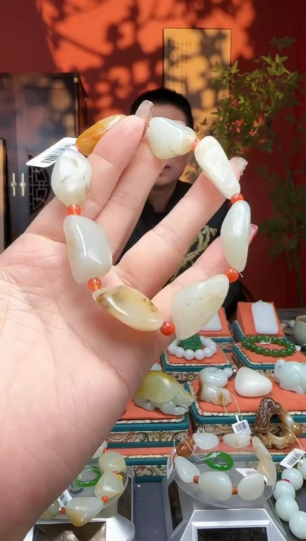 【闪购商品】和田玉手串未镶嵌手串57克