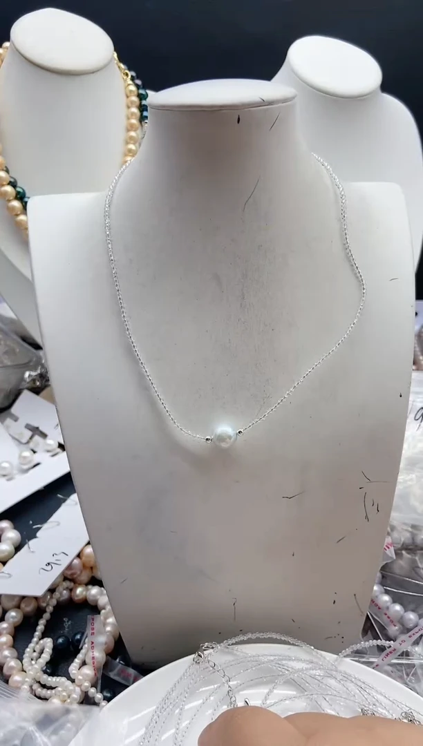 淡水珍珠未镶嵌颈饰1