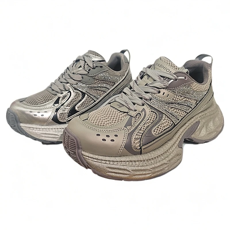 2025老爹鞋厚底时尚休闲系带百搭（雨1755902）