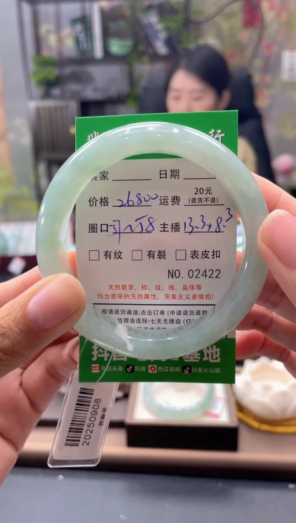 未镶嵌手镯翡翠02422***
