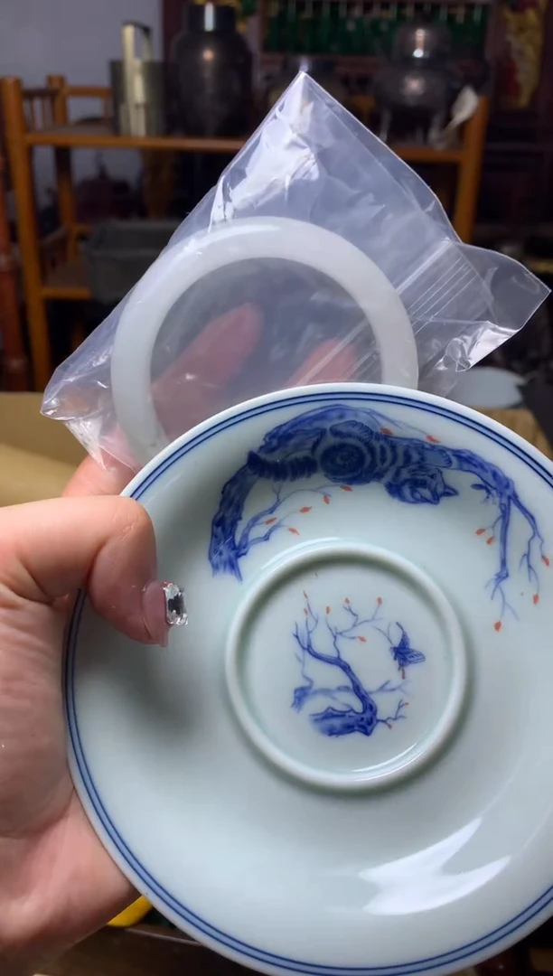 紫砂盖碗瓷器默认微瑕瓷器