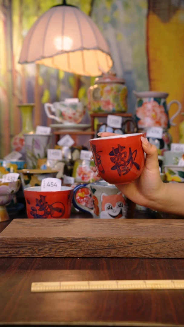 摆件泥垚手作 景德镇手工手绘器物