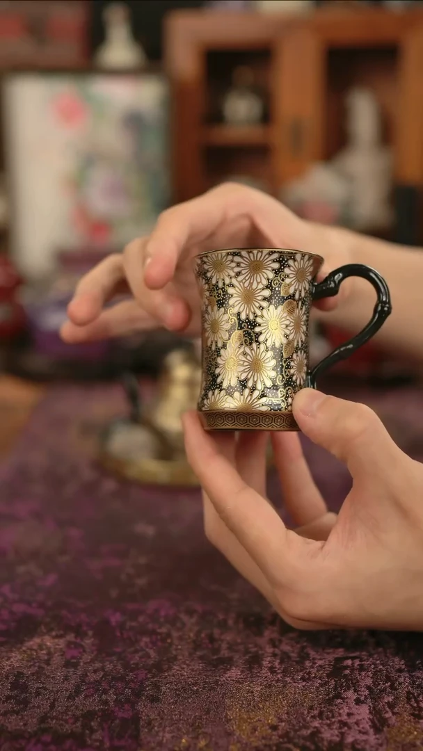 摩吉陶陶闪拍链接 太阳花茶咖杯