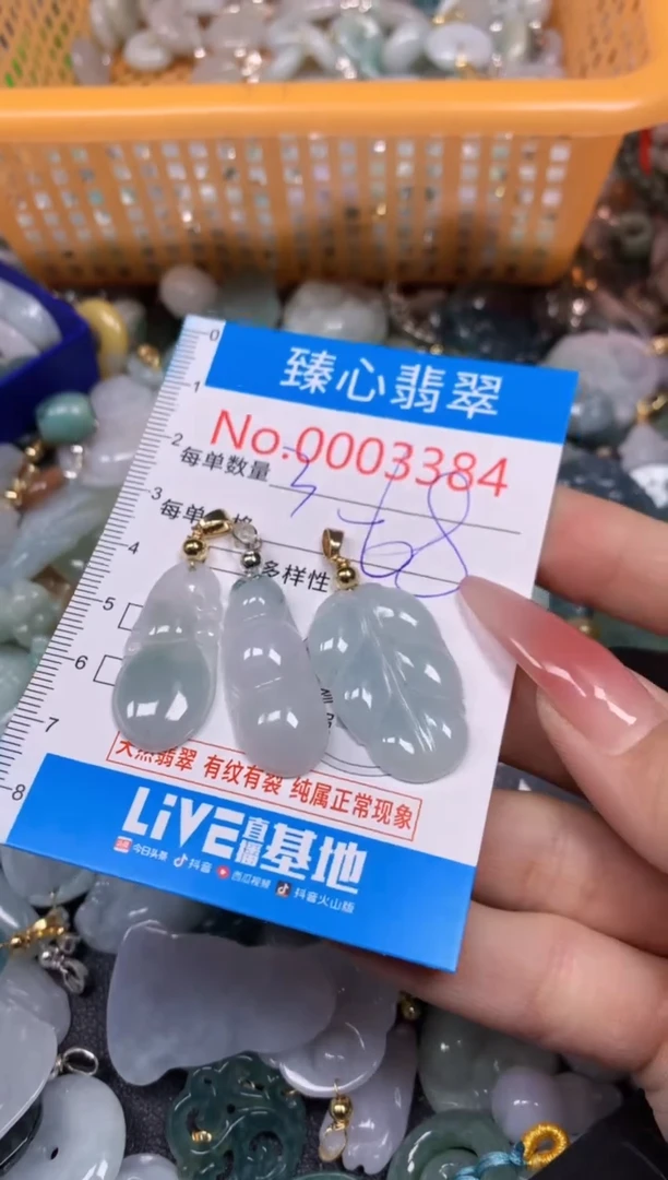 【闪购商品】翡翠颈饰未镶嵌含绳0003384