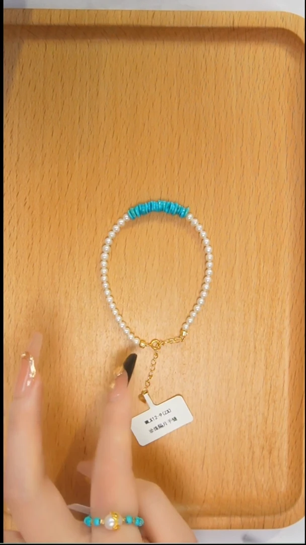 银S925镶嵌手链淡水珍珠发货一件