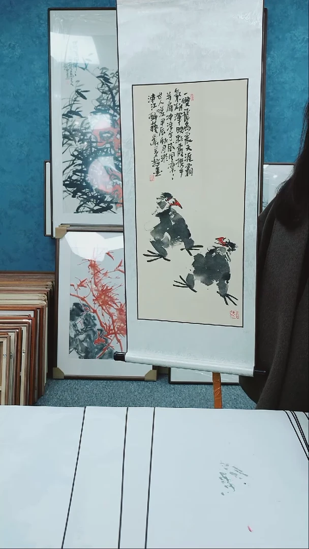 【闪购商品】国画四尺四开郑志超老师卷轴