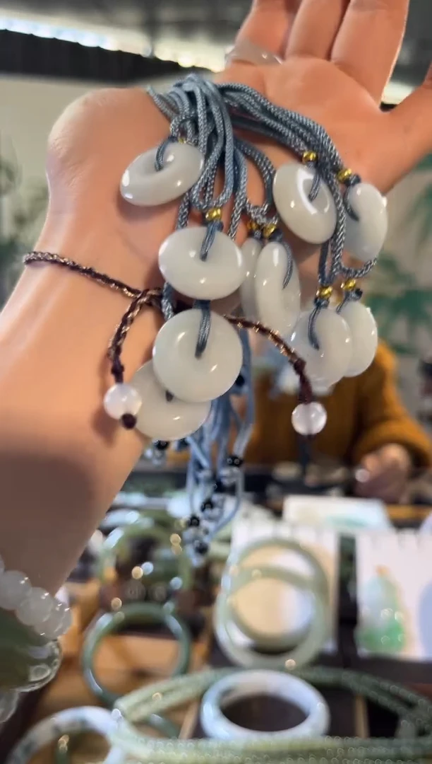 未镶嵌挂件翡翠平安扣多样性/发一件