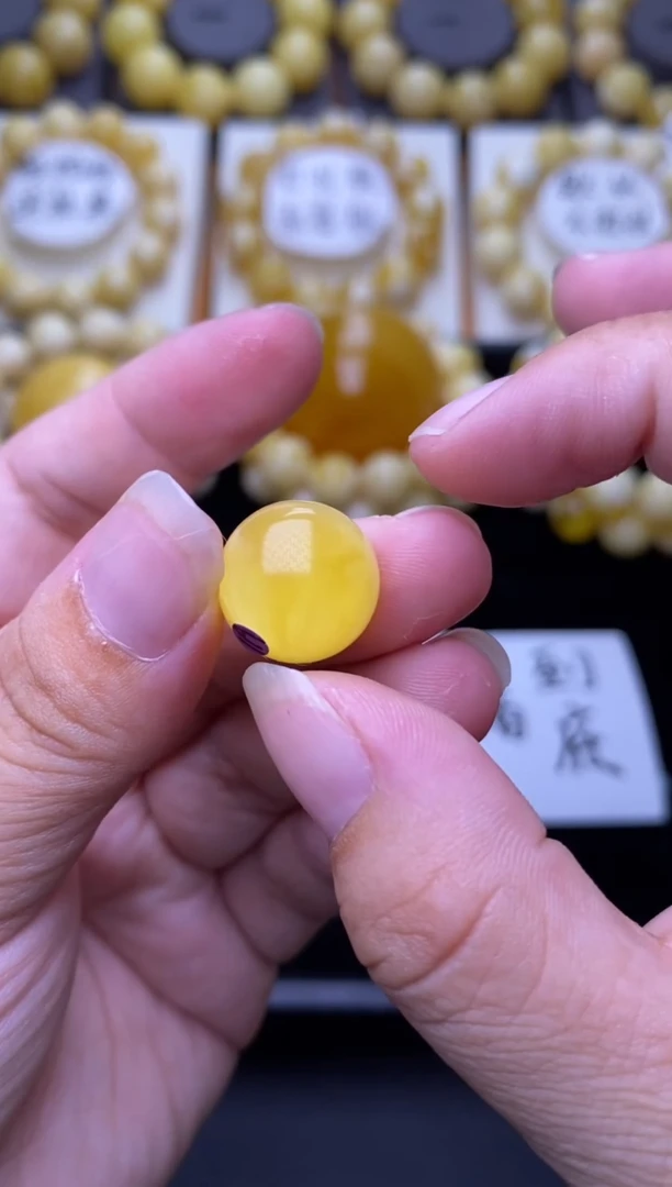 裸石琥珀未镶嵌大小姐珠宝严选75