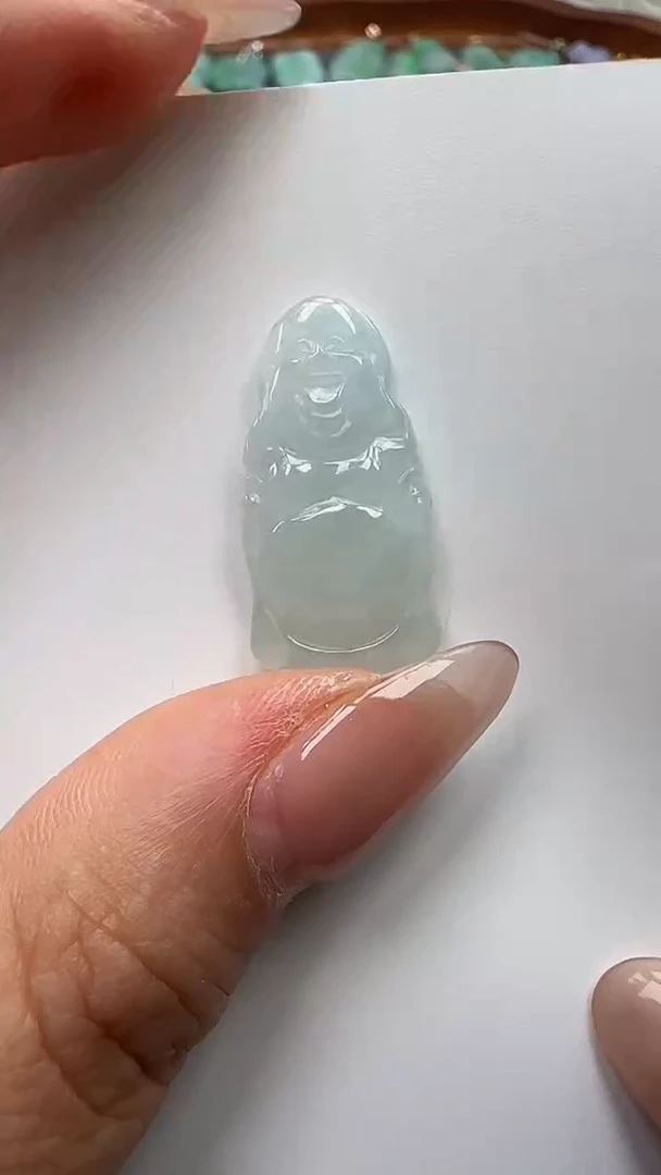 翡翠未镶嵌吊坠(不含链)福