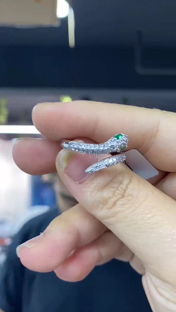 未镶嵌戒指祖母绿多样性发其一颜色微差