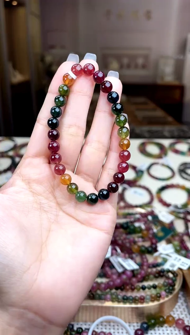 【闪购商品】碧玺/未镶嵌7mm+碧玺单圈多样性发货