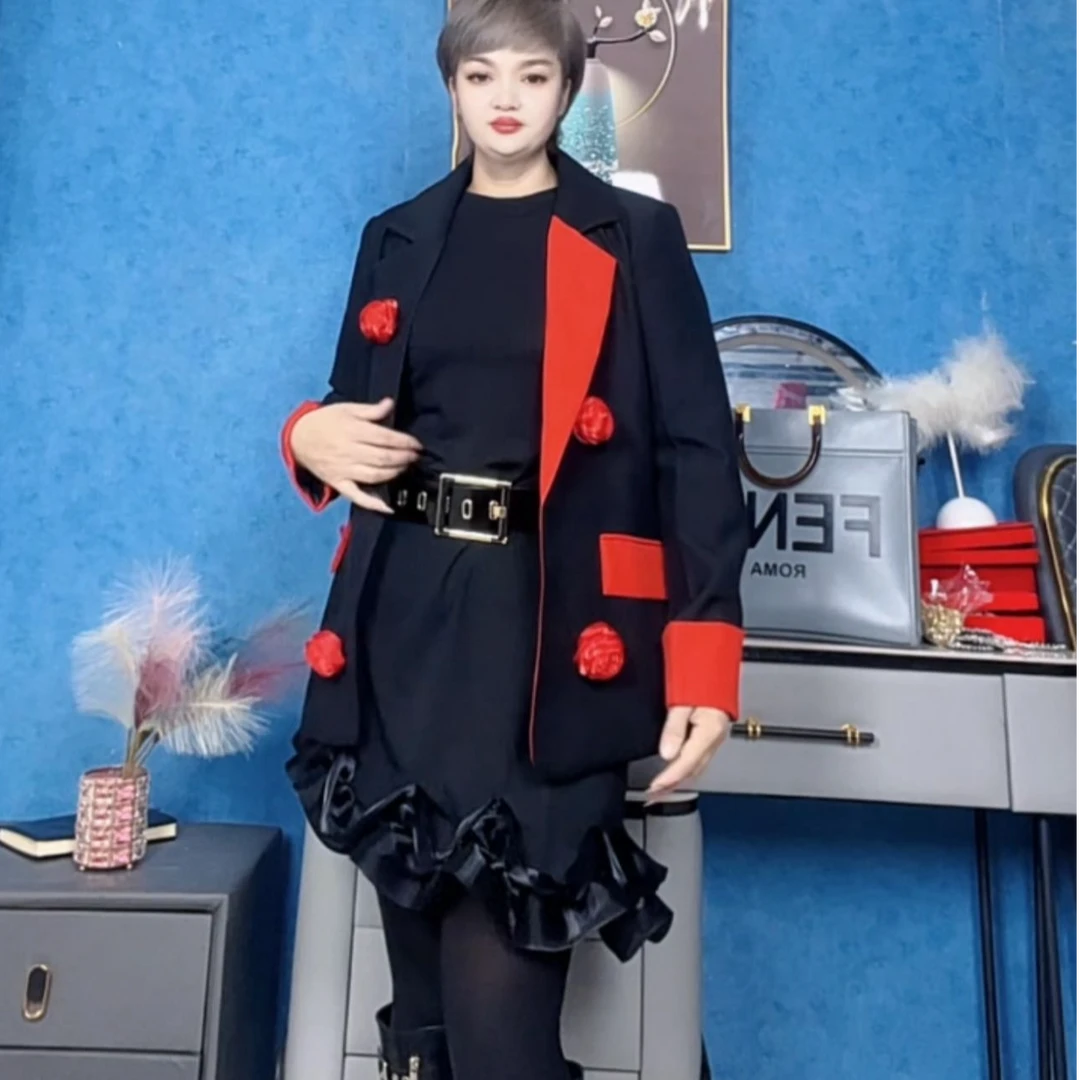 气质长袖轻奢时尚印花秋【koynak kastun 】