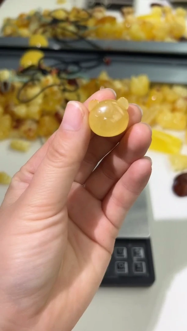 裸石琥珀未镶嵌琥珀蜜蜡吊坠