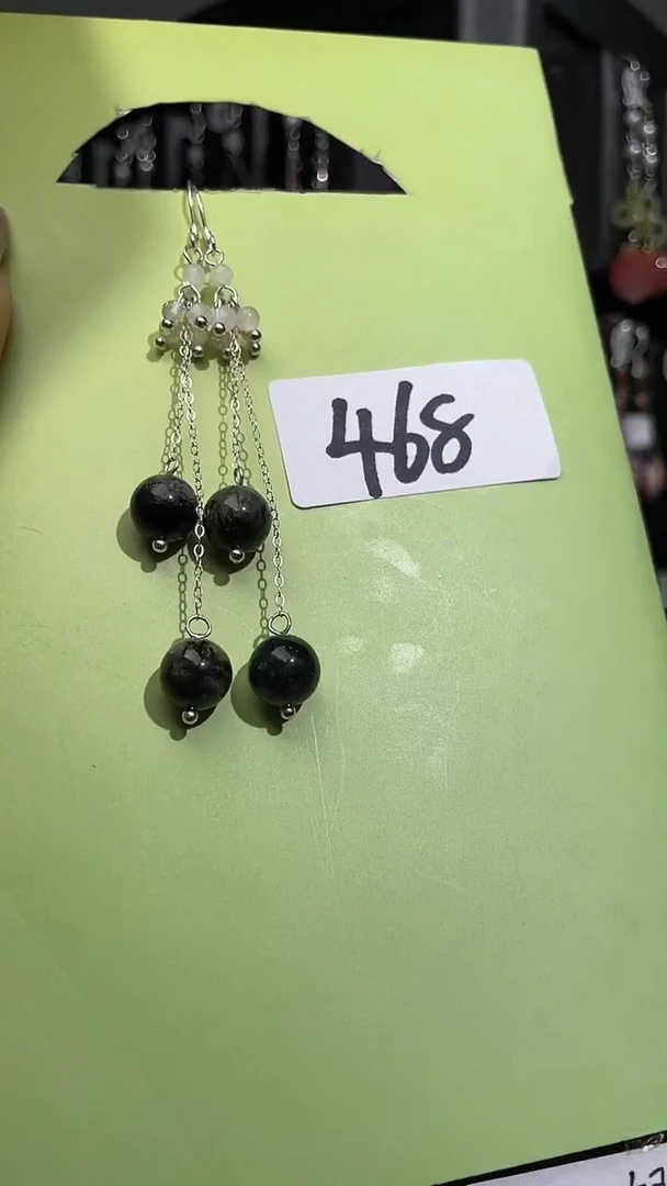 紫晶耳饰银S925镶嵌喜欢拍