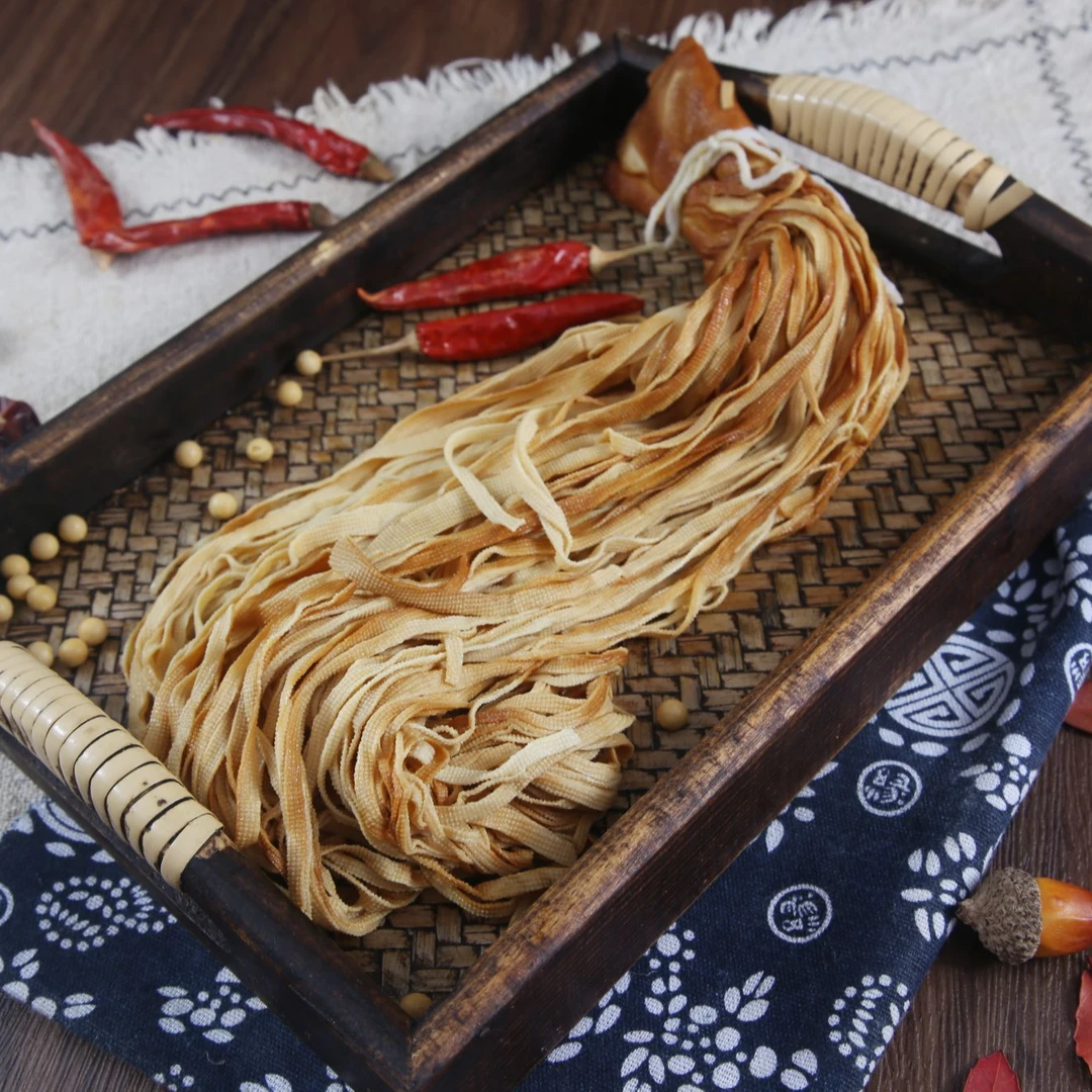 东北特产手工熏制五香老味干豆腐丝4袋白丝红丝把丝拌菜开袋即食