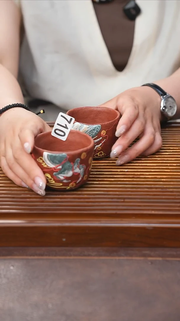 心****阁万古烧粗陶手工茶具