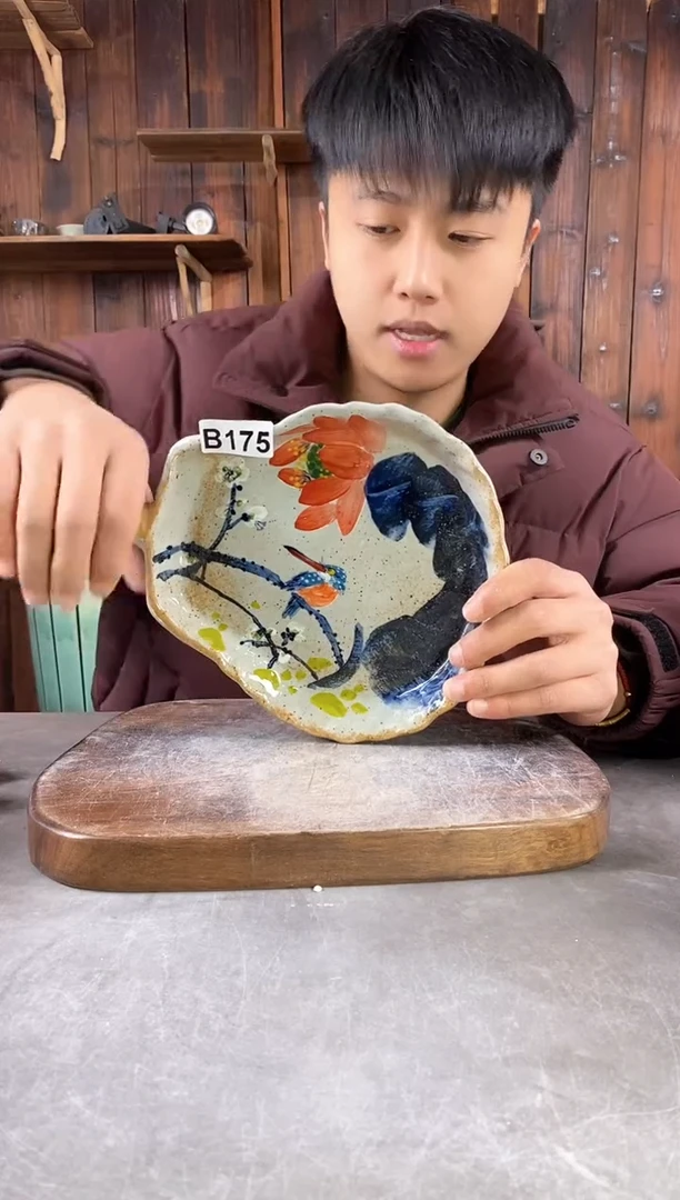 【闪购商品】碗175，手工手绘，新年快乐！