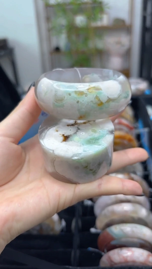 石英质玉手镯未镶嵌C671(57圈赠送镯心)