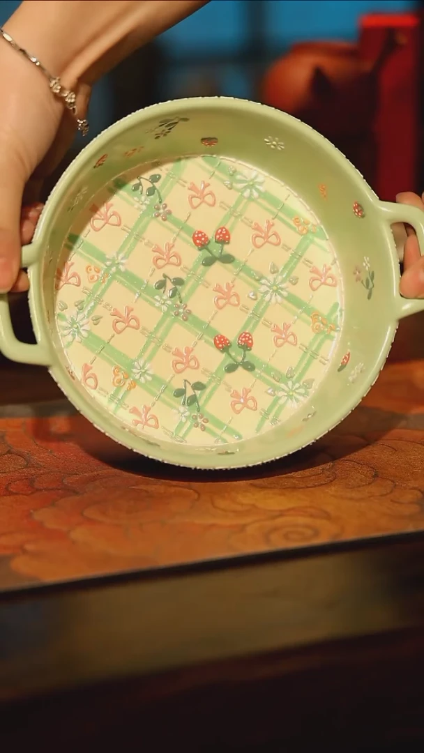 陶瓷景德镇高温釉下彩手工手绘款式