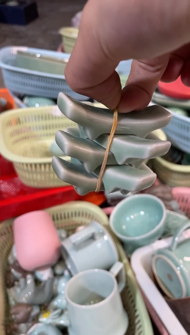 【闪购商品】4个 特价福利 微瑕 慧仙青瓷