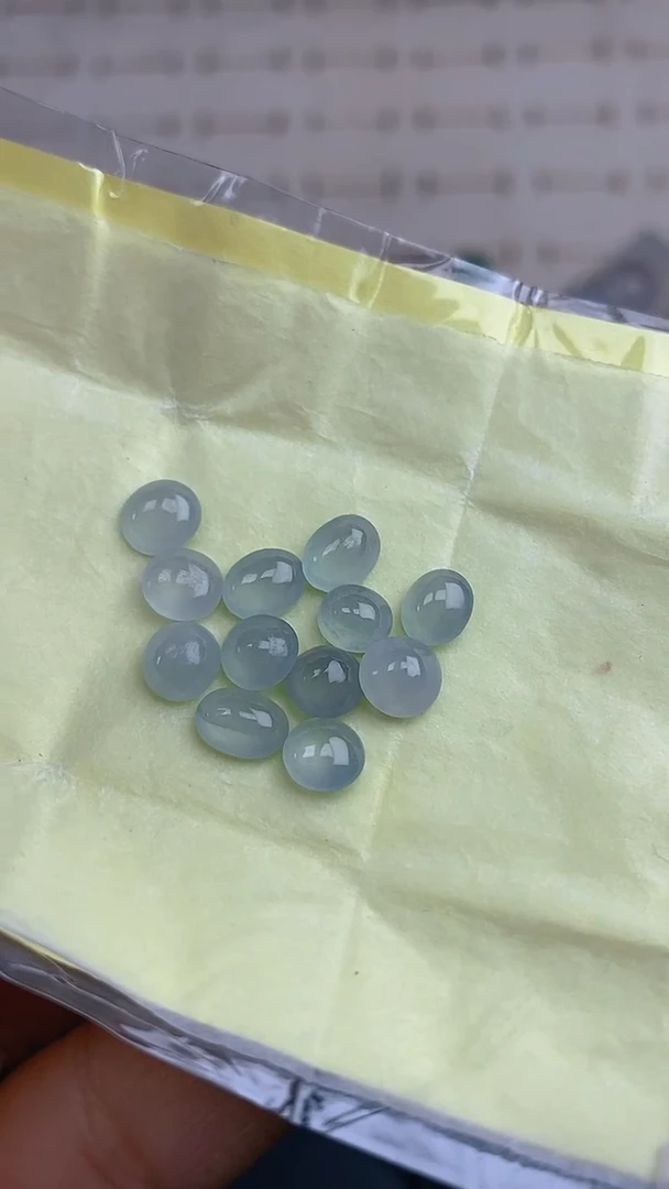 【闪购商品】翡翠耳饰未镶嵌 天然A货翡翠10