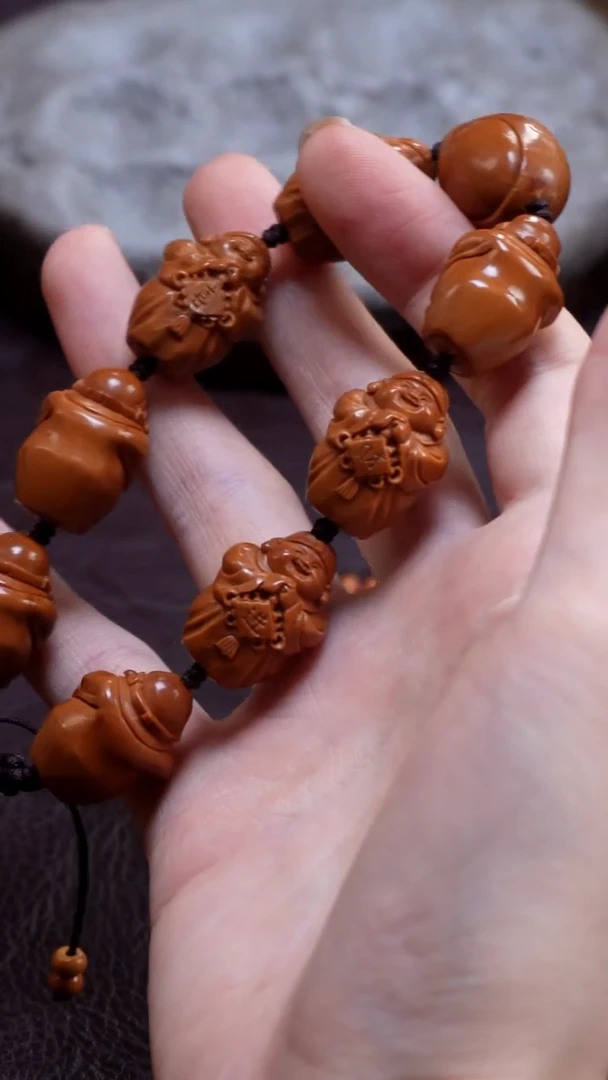 手串/手链橄榄核站立财神