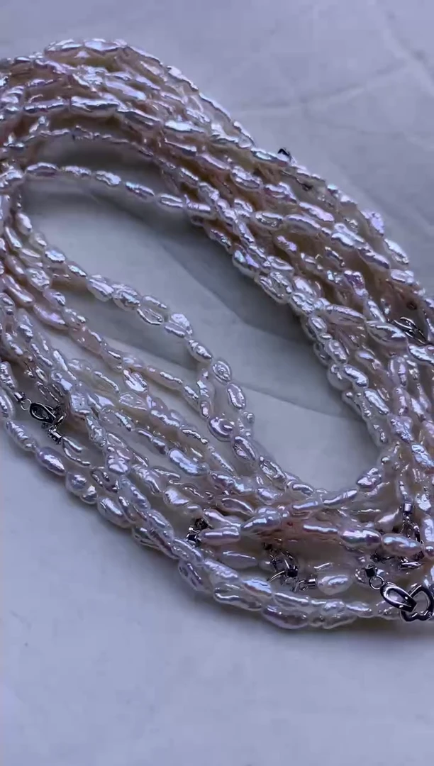 【闪购商品】淡水珍珠项链合金多发其一